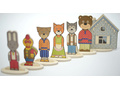 Набор деревянный "Персонажи сказки Заюшкина избушка" (остатки)