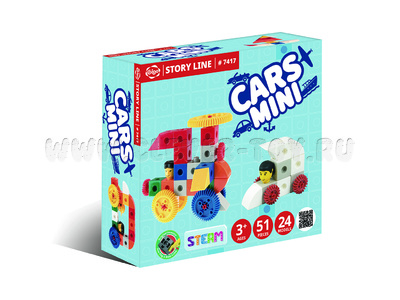 Занимательные кубики: машины-мини CARS MINI