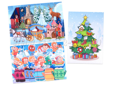 Развивающая игра из фетра "Новогодний набор"