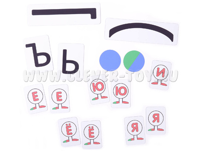 Набор магнитных карточек "Правописание разделительных знаков"*