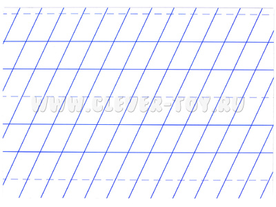 Мягкое магнитно-маркерное двусторонее поле А4 (клетка/косая линейка)