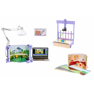 Сиреневая Мультстудия. Комплект "Оптимальный Мини" (HD камера, ручной фокус)